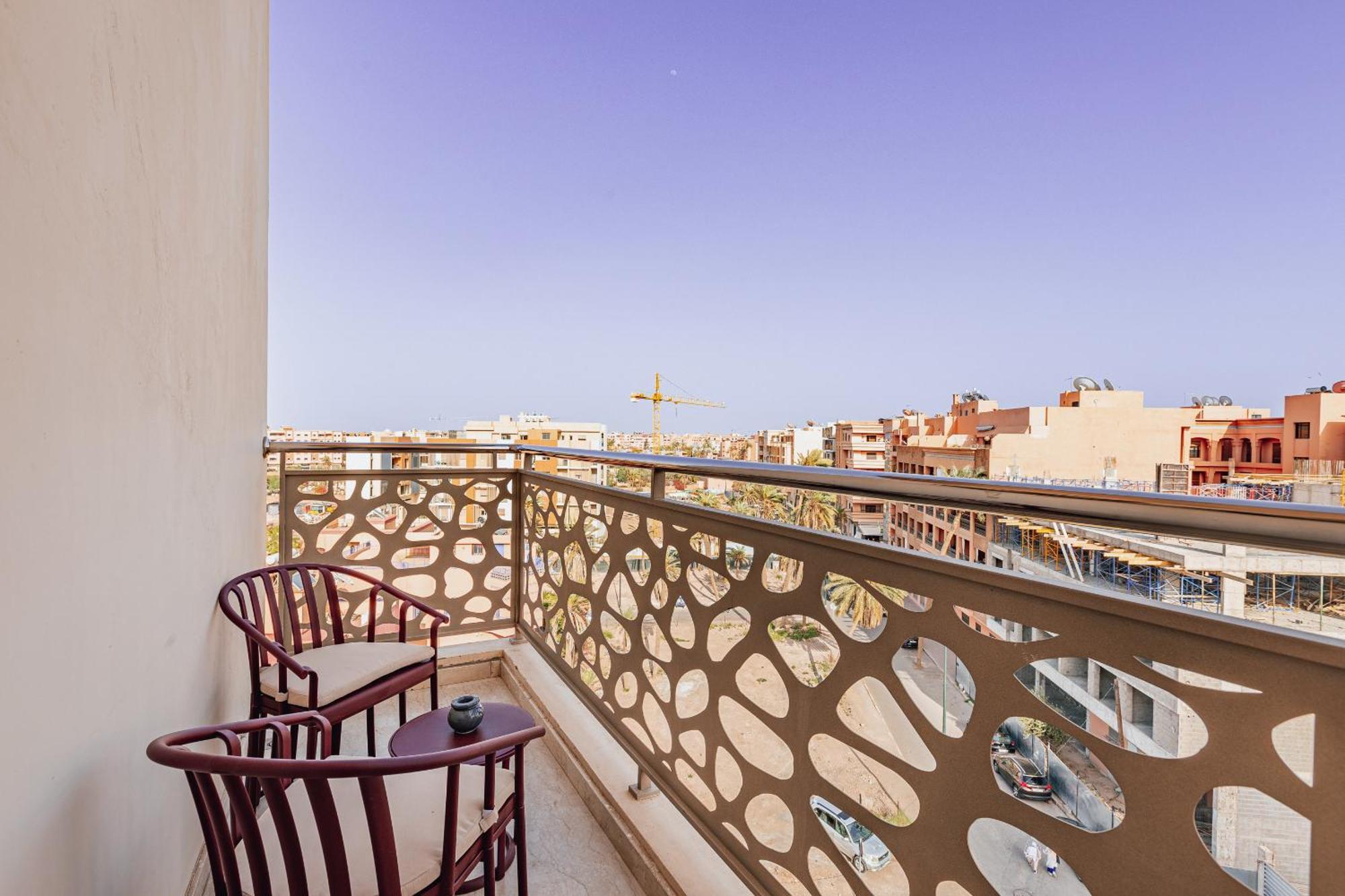 Migdal Gueliz Apart Hotel Marraquexe Exterior foto